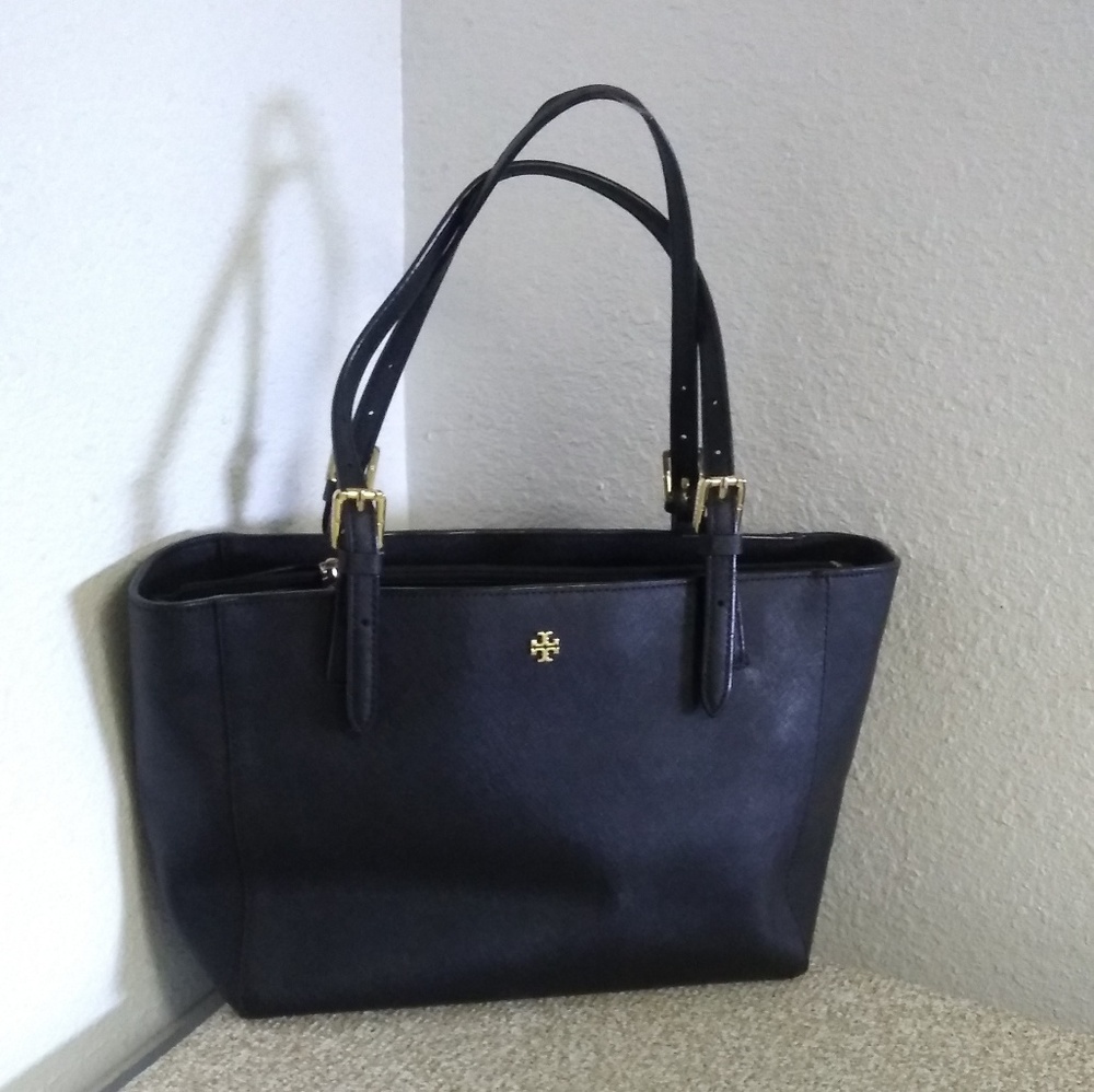 Tory Burch Black Saffiano Leather Bag